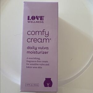 Love Wellness: Comfy Cream, daily vulva moisturizer